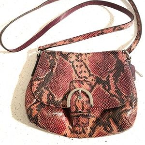 Coach Snakeskin Crossbody Bag